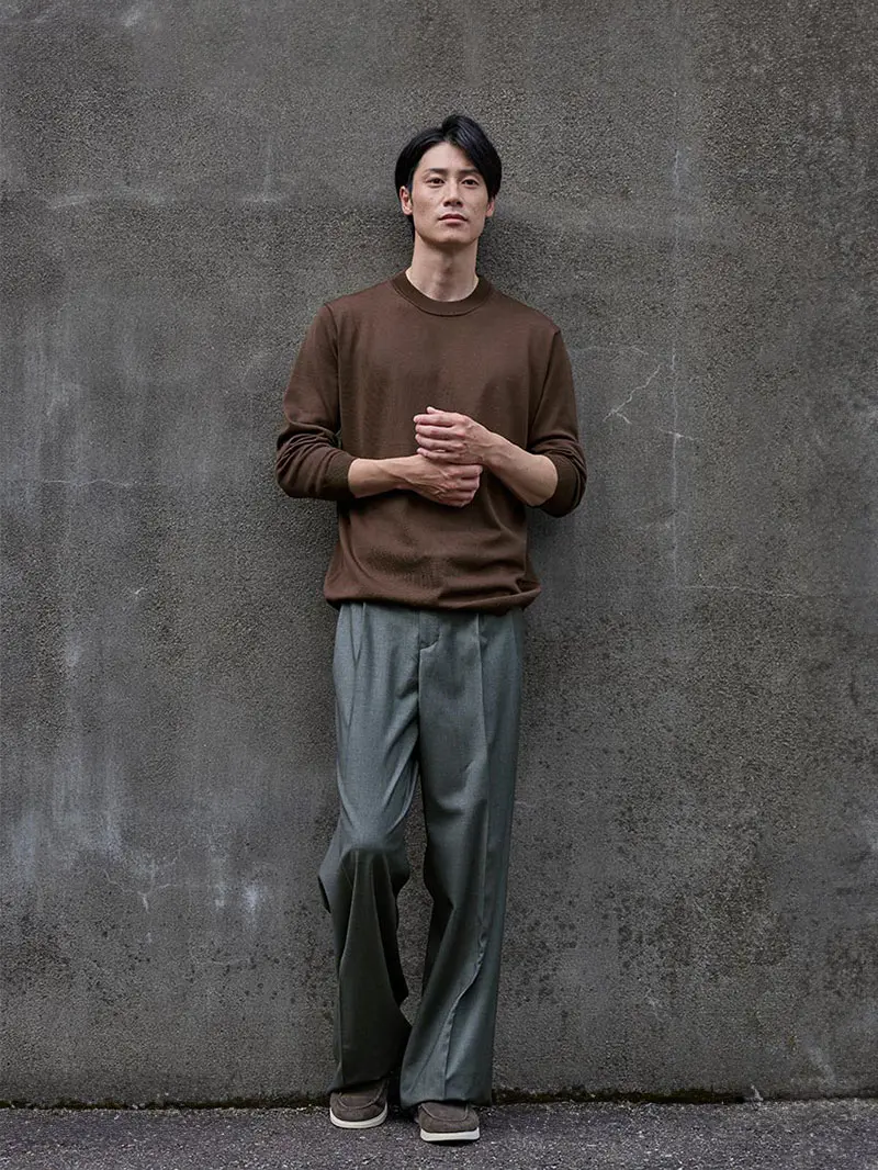 JOHN LAWRENCE SULLIVAN】カジュアルスラックス グレー 2025年最新版