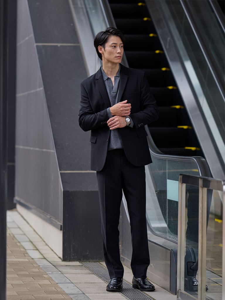 上品さが引き立つ大人のセットアップコーデ