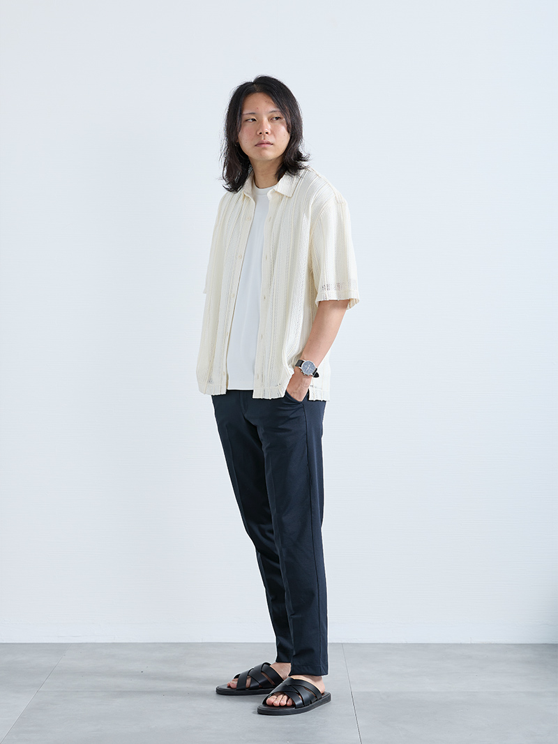 透け感が心地いい夏の着こなし