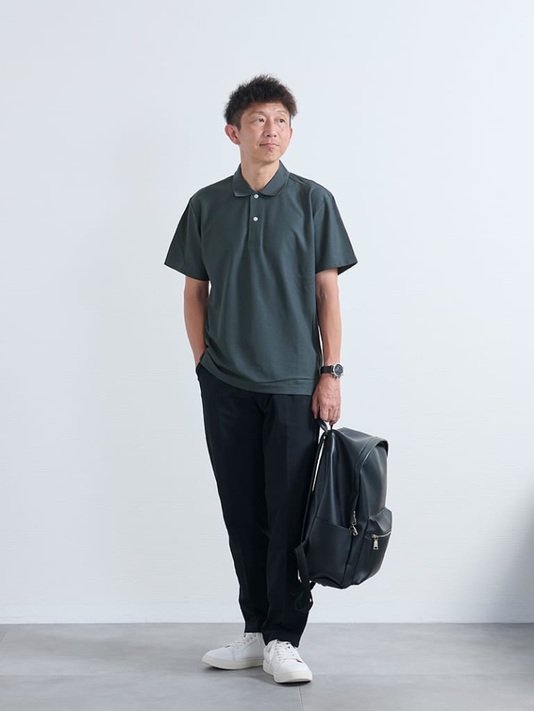 余裕のあるオフィスカジュアル