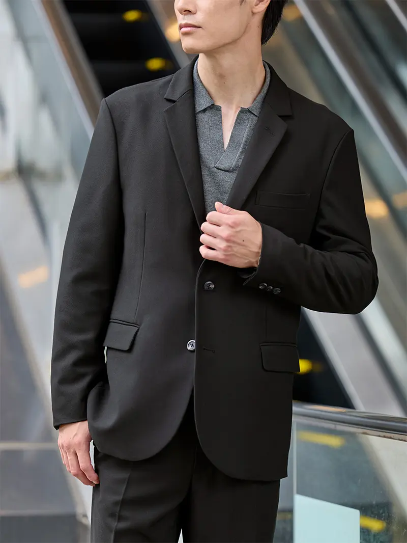 ビッグサイズ 古着 ダブルスーツ ストライプ【4L相当】グレー