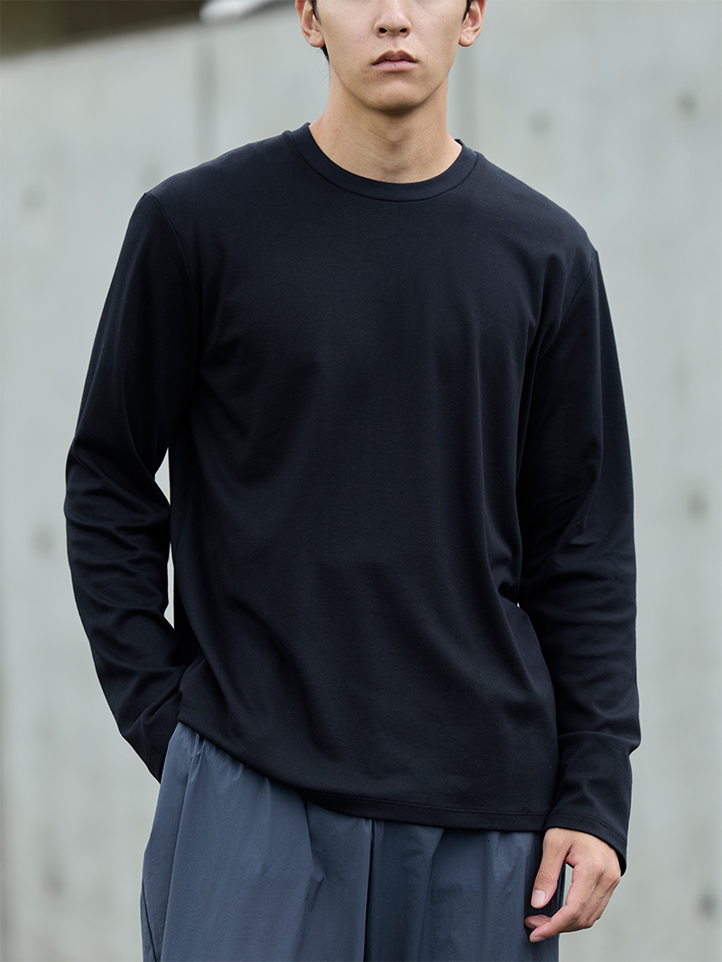 ハイゲージ長袖カットソー