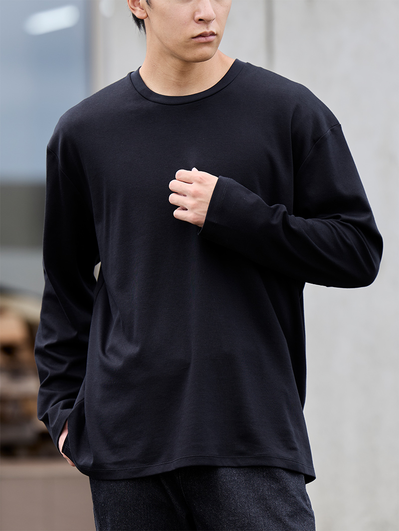 ワイド長袖カットソー