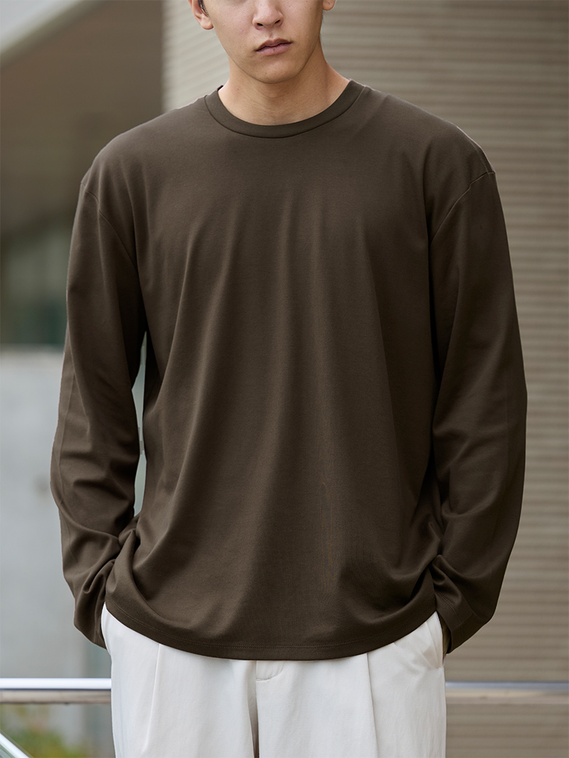 ワイド長袖カットソー