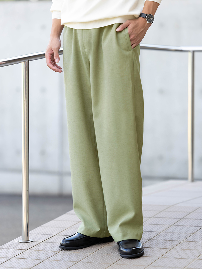 リラックスイージーワイドパンツ