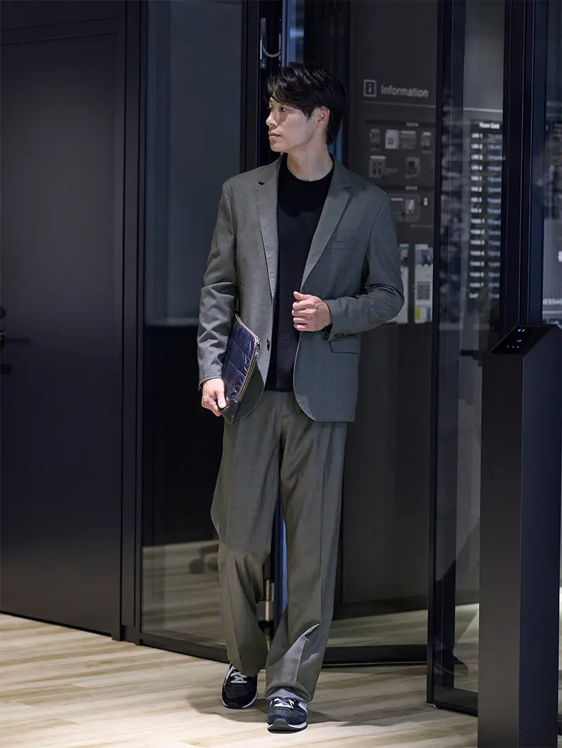 HUGO BOSS ヒューゴボス メンズ スーツ 上下 ライトグレー 48 HUGO