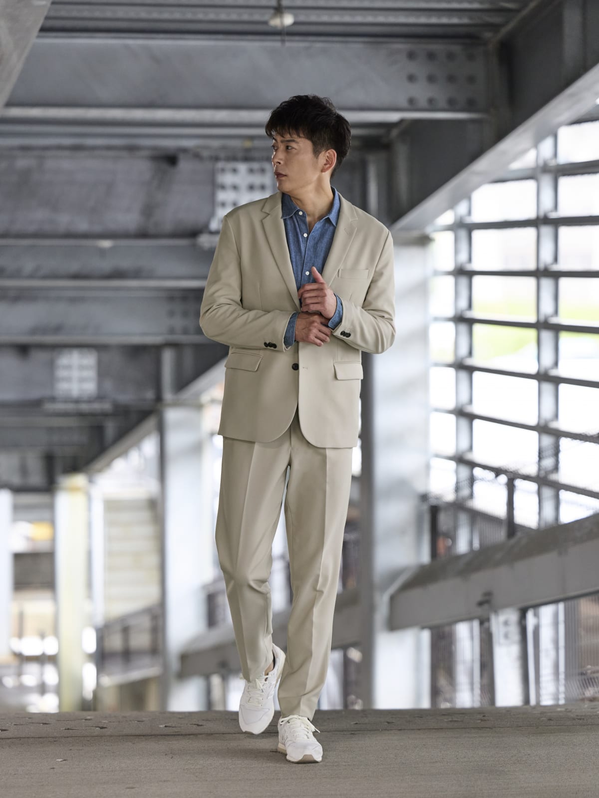 メンズのシャツコーデ