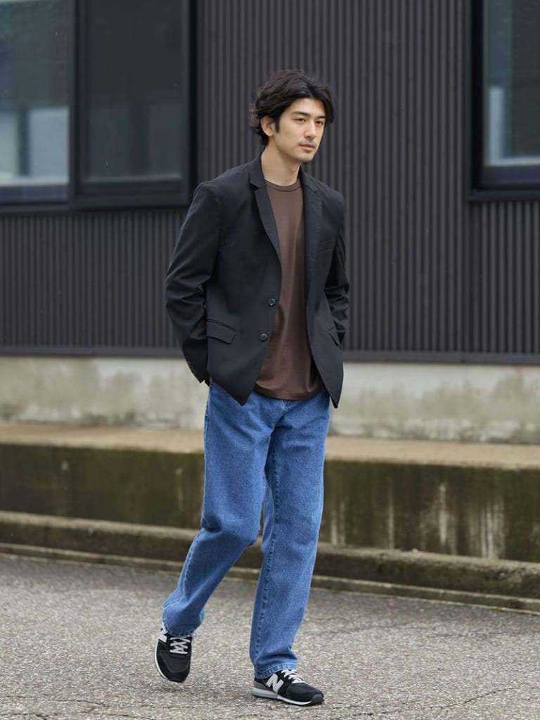 ブラウン×デニムでつくる、秋先取りコーデ