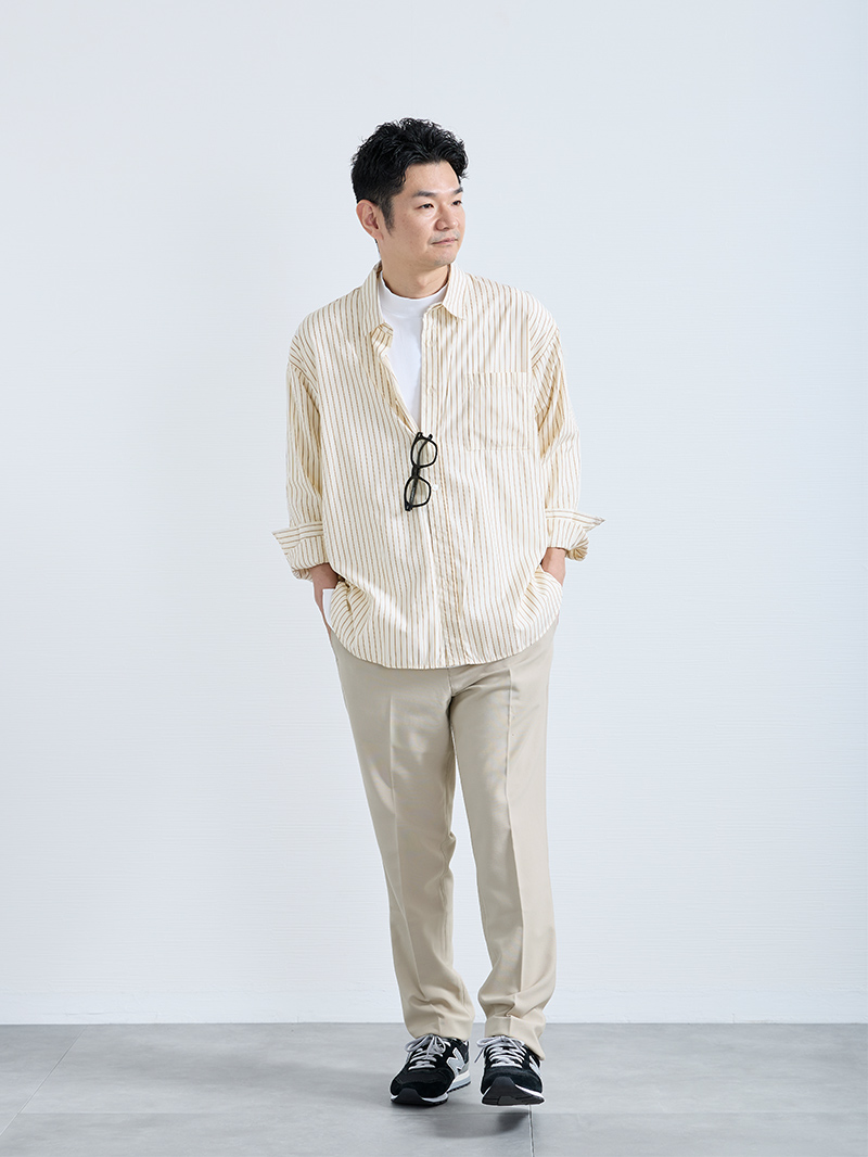 抜け感を効かせた大人カジュアル