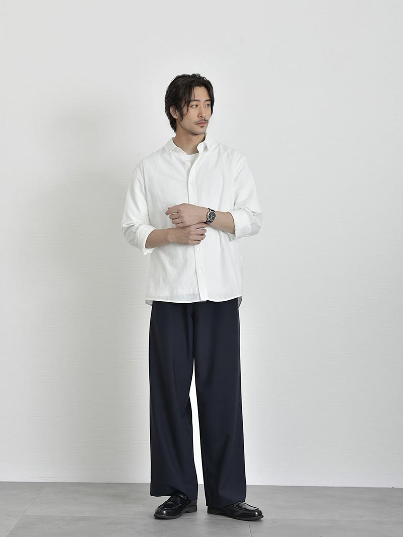 メンズ小物を使ったコーデ