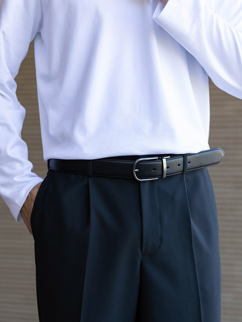 リバーシブルレザーベルト