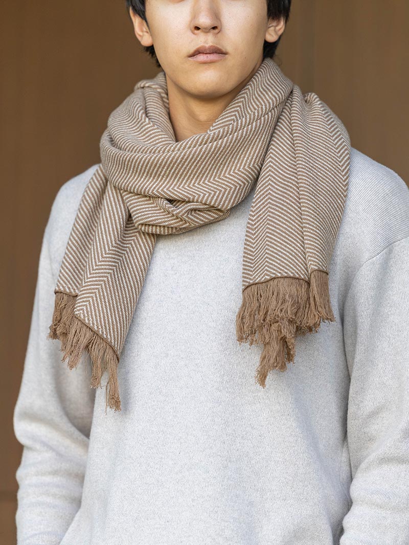 ヘリンボーンストール