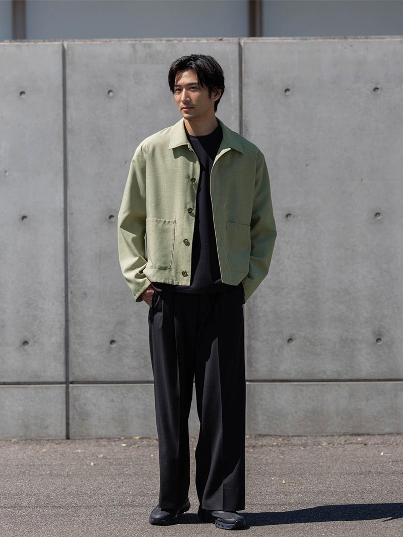 アクセントカラーで差をつけるセットアップ