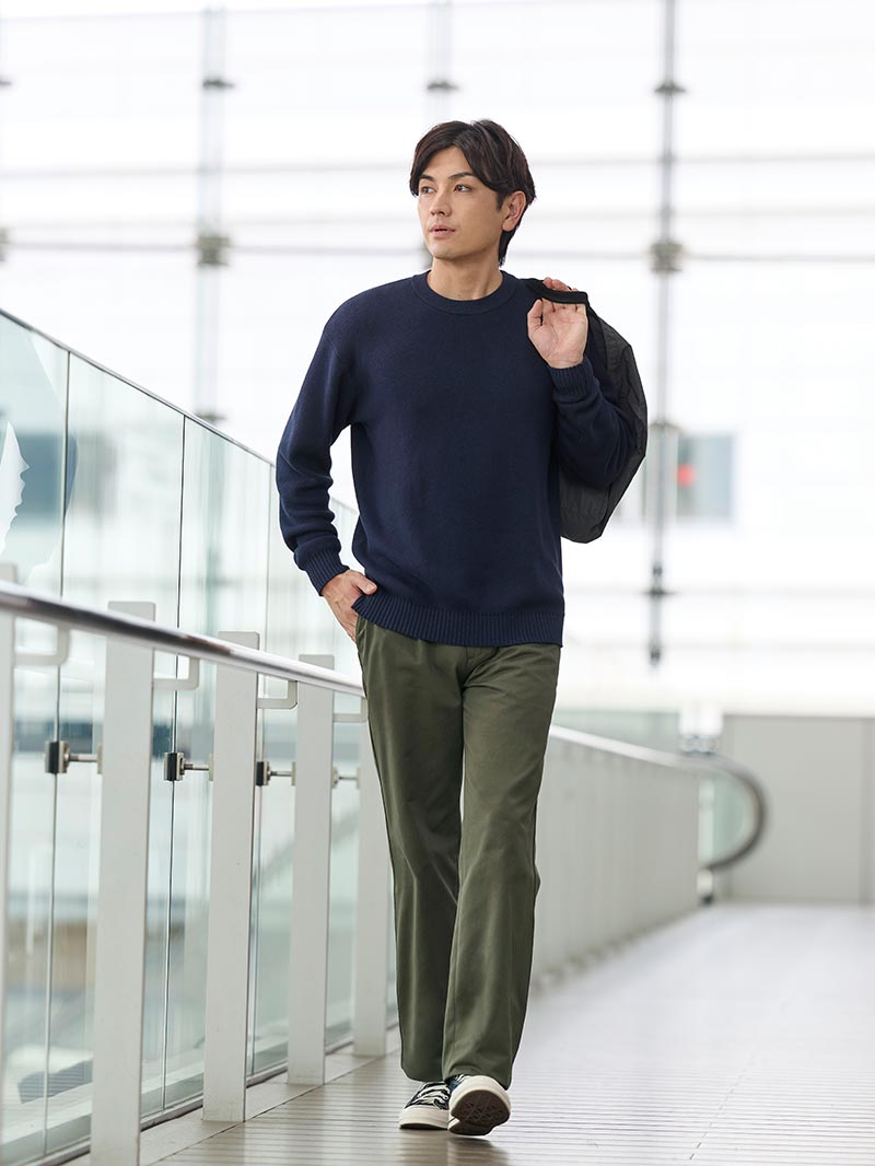 シンプルコーデこそ上質にこだわりを