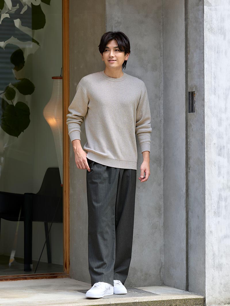 ゆとりコーデで今っぽさを