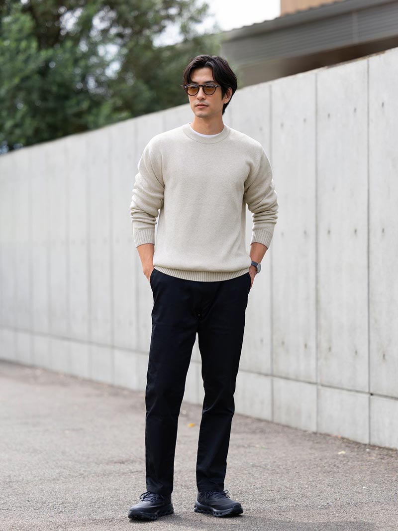 Iラインシルエットで作るキレイめコーデ