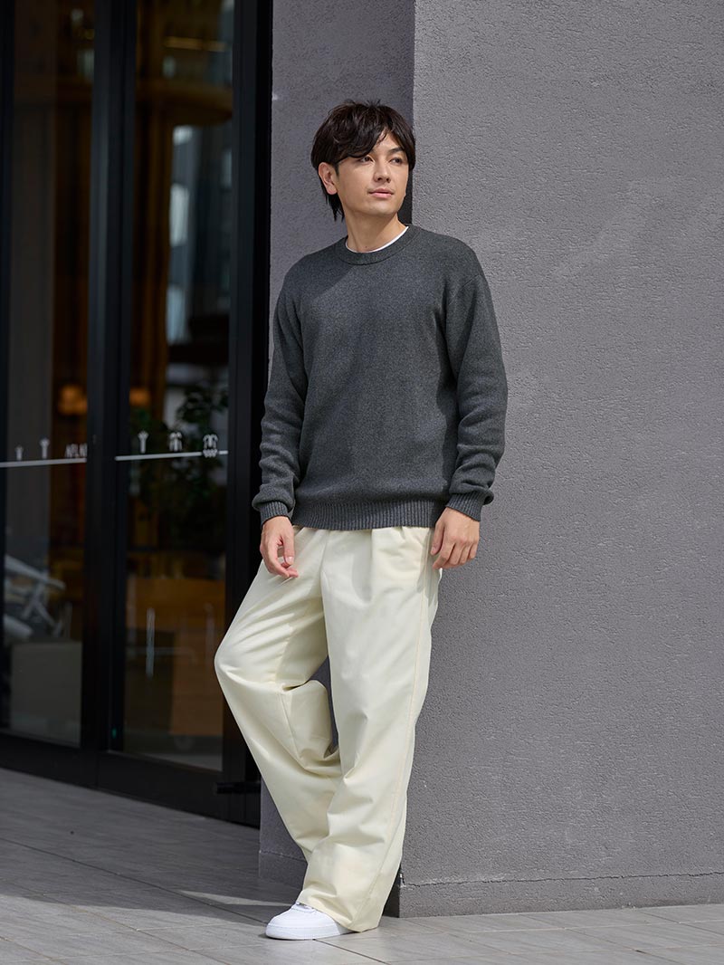 ウォーム感を演出する素材を効かせて