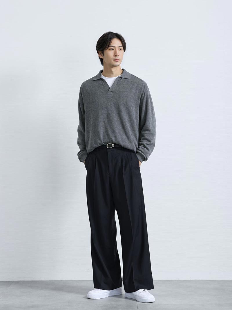 レイヤードでつくる大人のカジュアルコーデ