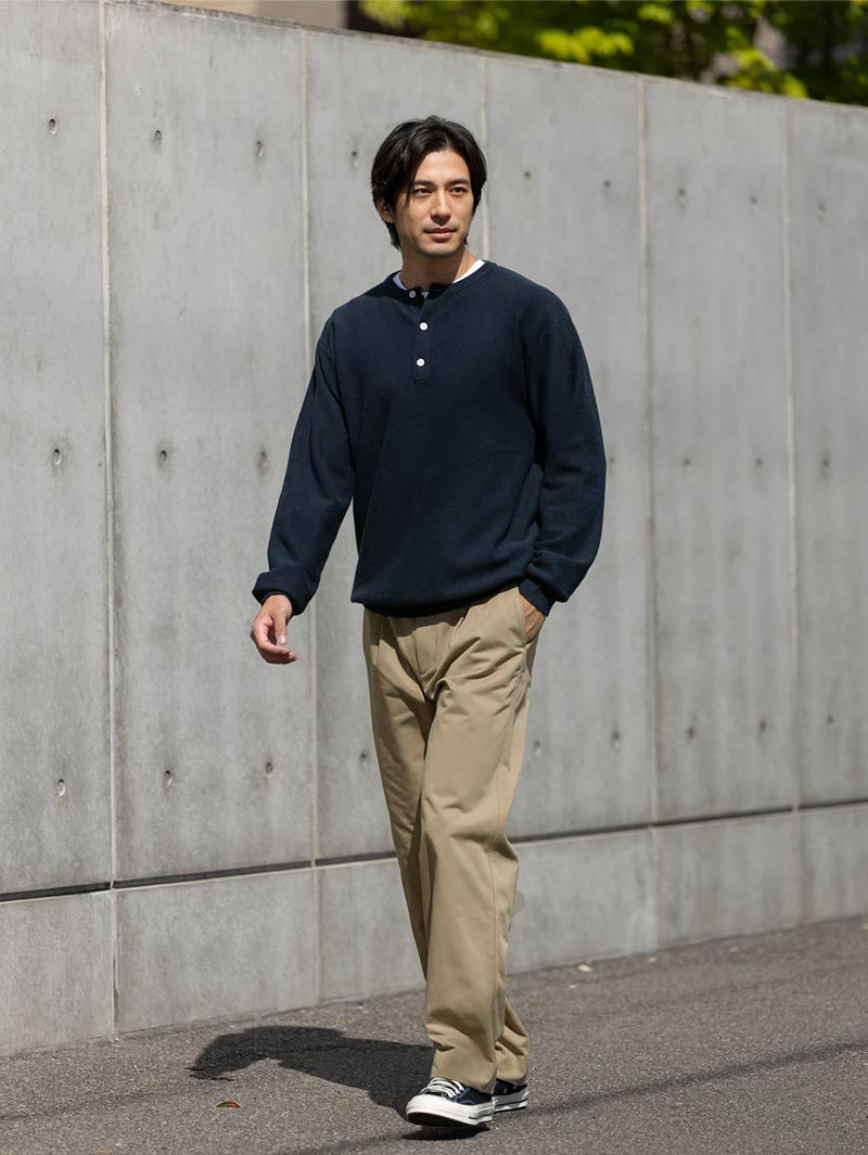 暖かみのある秋色でリラックススタイル