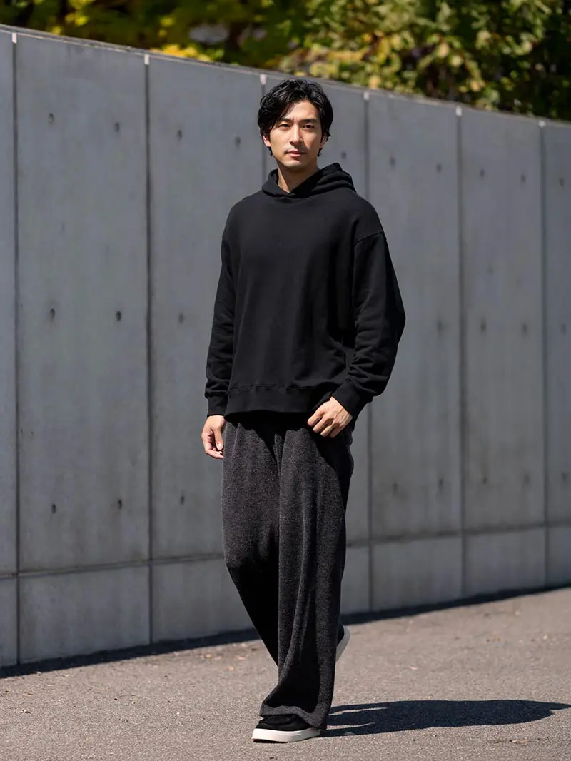 40代大人の男性に似合う！メンズパーカーのおしゃれな着こなし術
