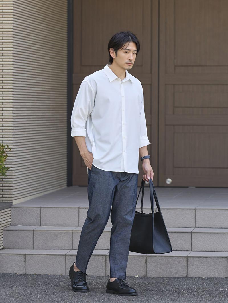 秋のメンズオフィスカジュアル