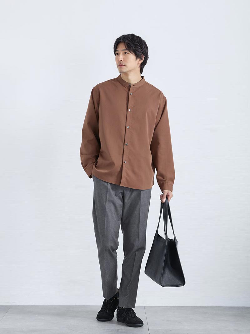 上品さ×抜け感で魅せる秋のシャツスタイル