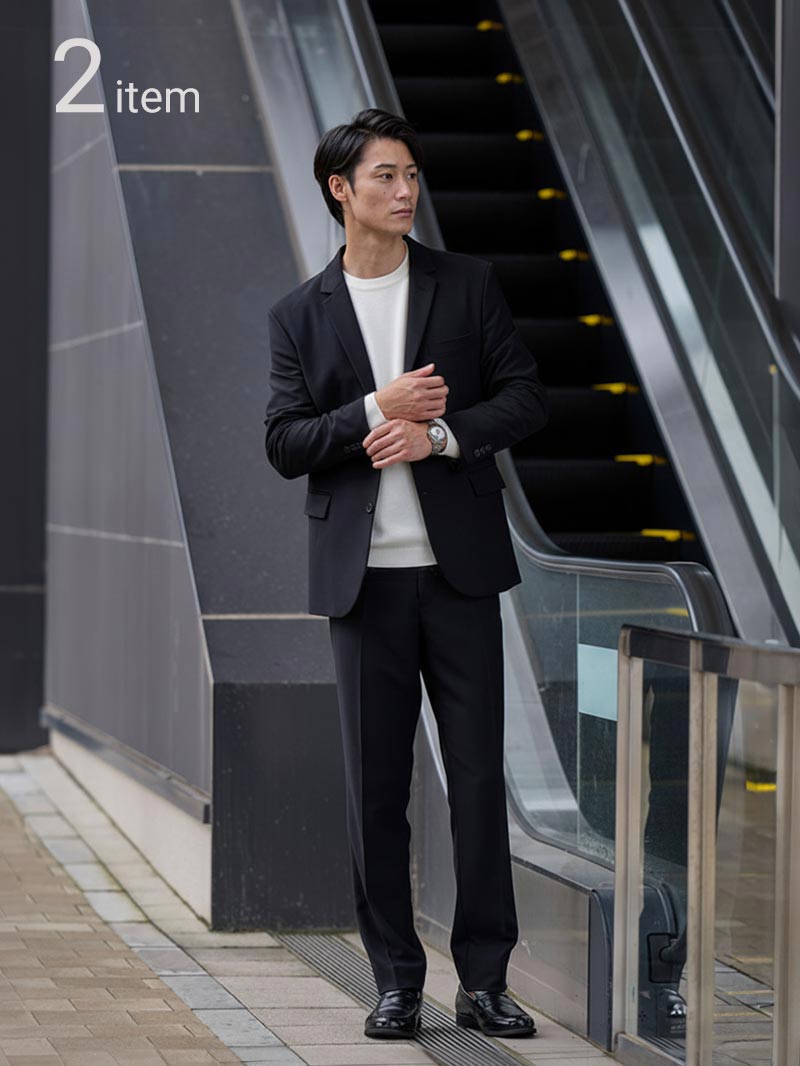 冬に着るのにおすすめのメンズセットアップ