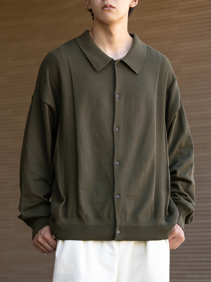 リラックスシャツカーディガン