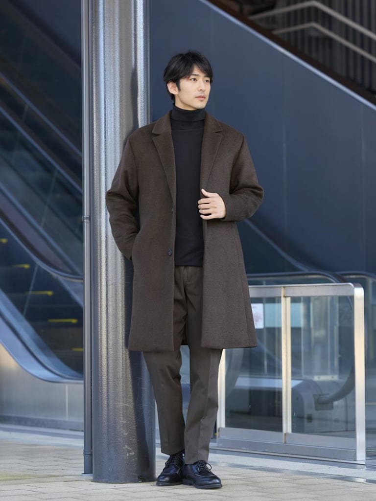 20代に似合うチェスターコートコーデ