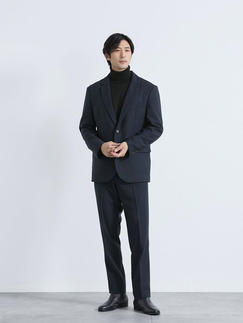 オンオフ着れるセットアップコーデ