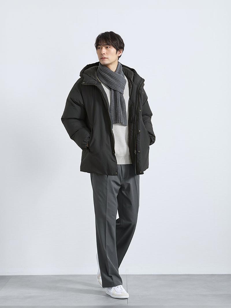 休日も品よく決まる、大人の機能派アウター
