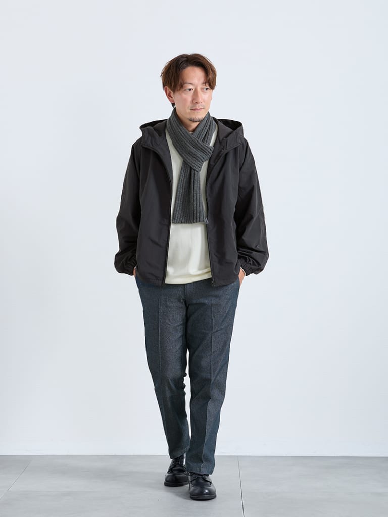 冬のリラックスカジュアル
