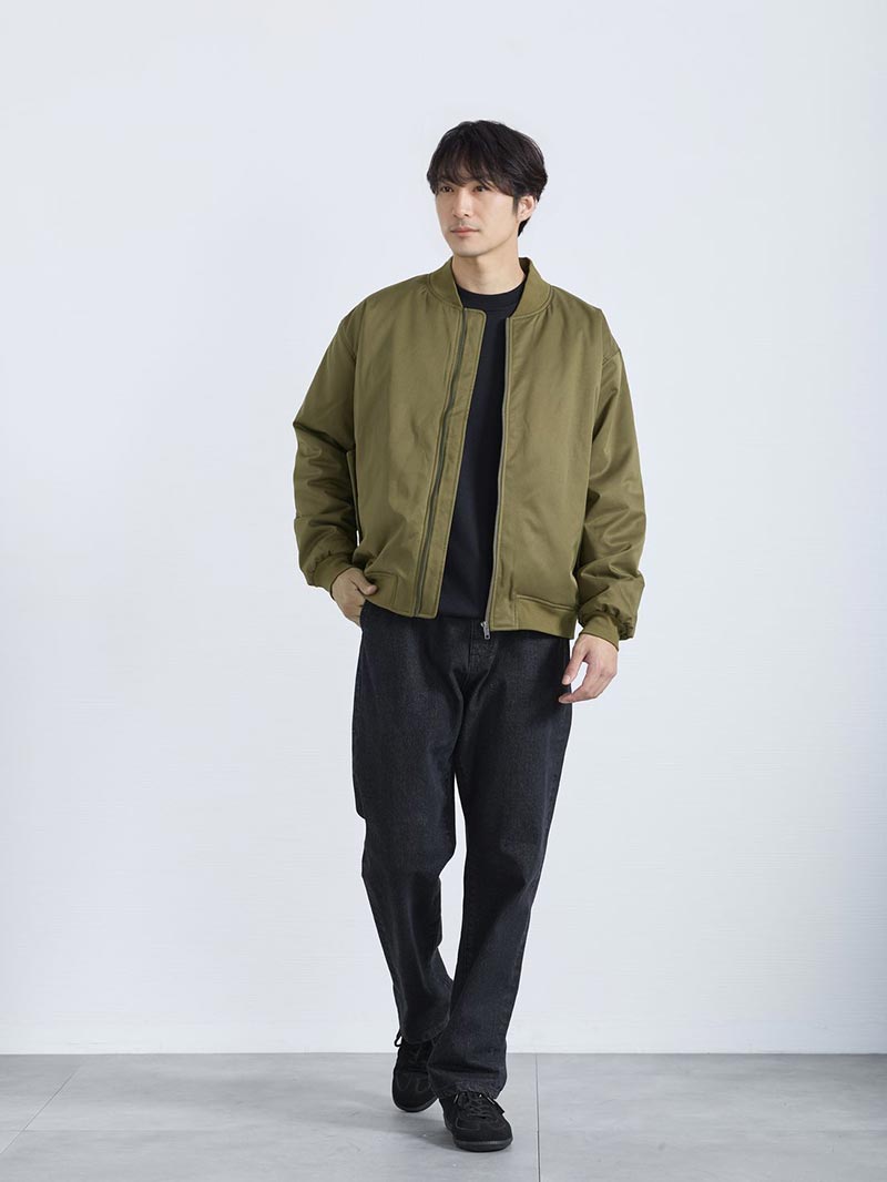 日常に馴染むMA-1コーデ