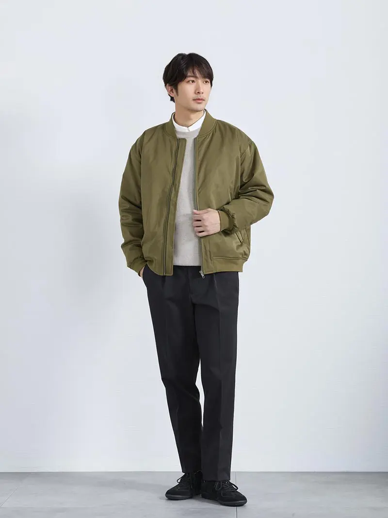 ma-1を使ったメンズコーデ