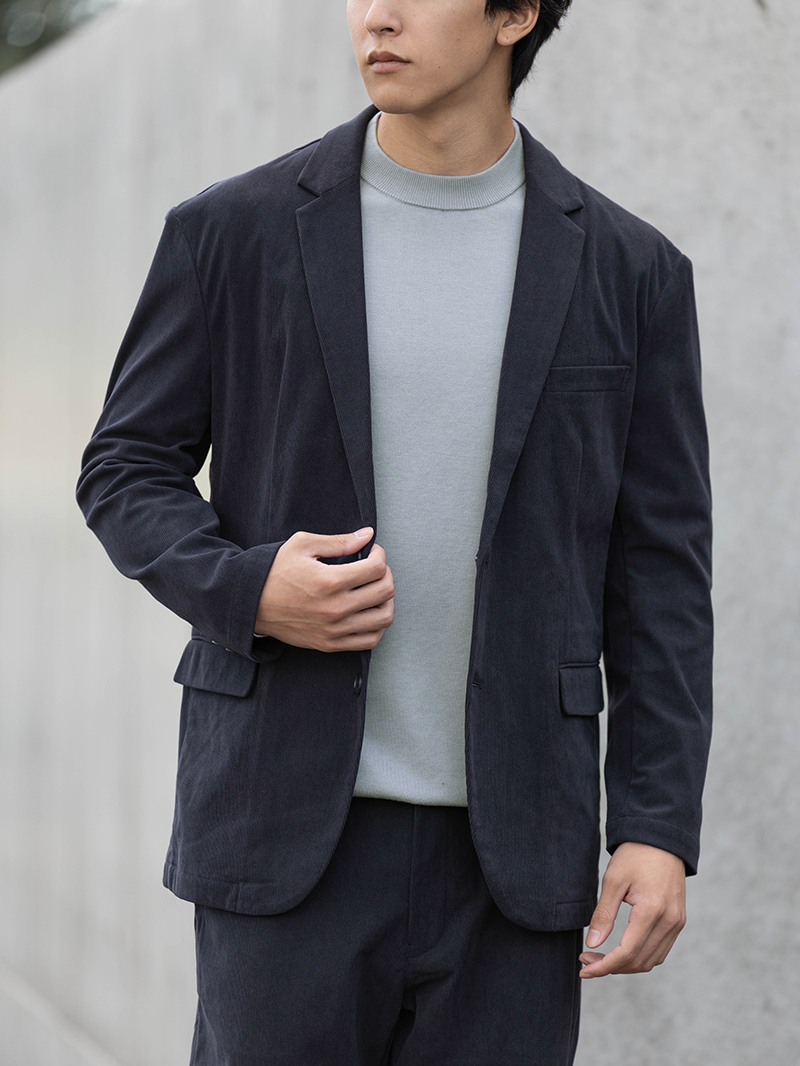 コーデュロイ テーラードジャケット