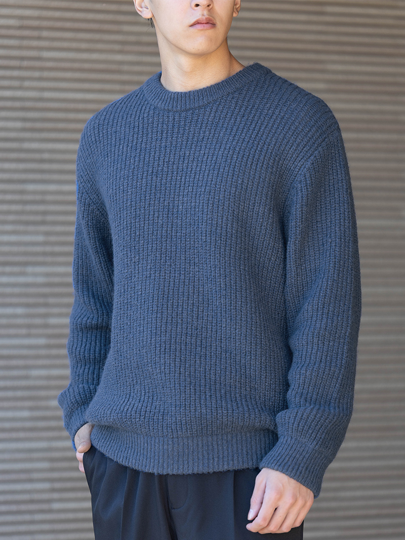 ローゲージメランジニット