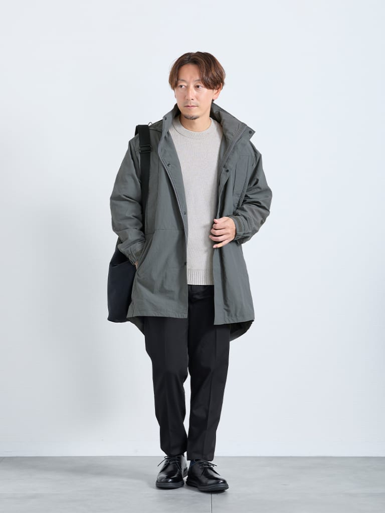 軽やかアウターでつくる大人カジュアル