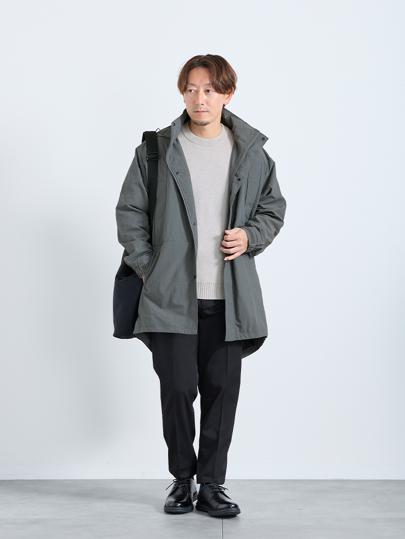 軽やかアウターでつくる大人カジュアル