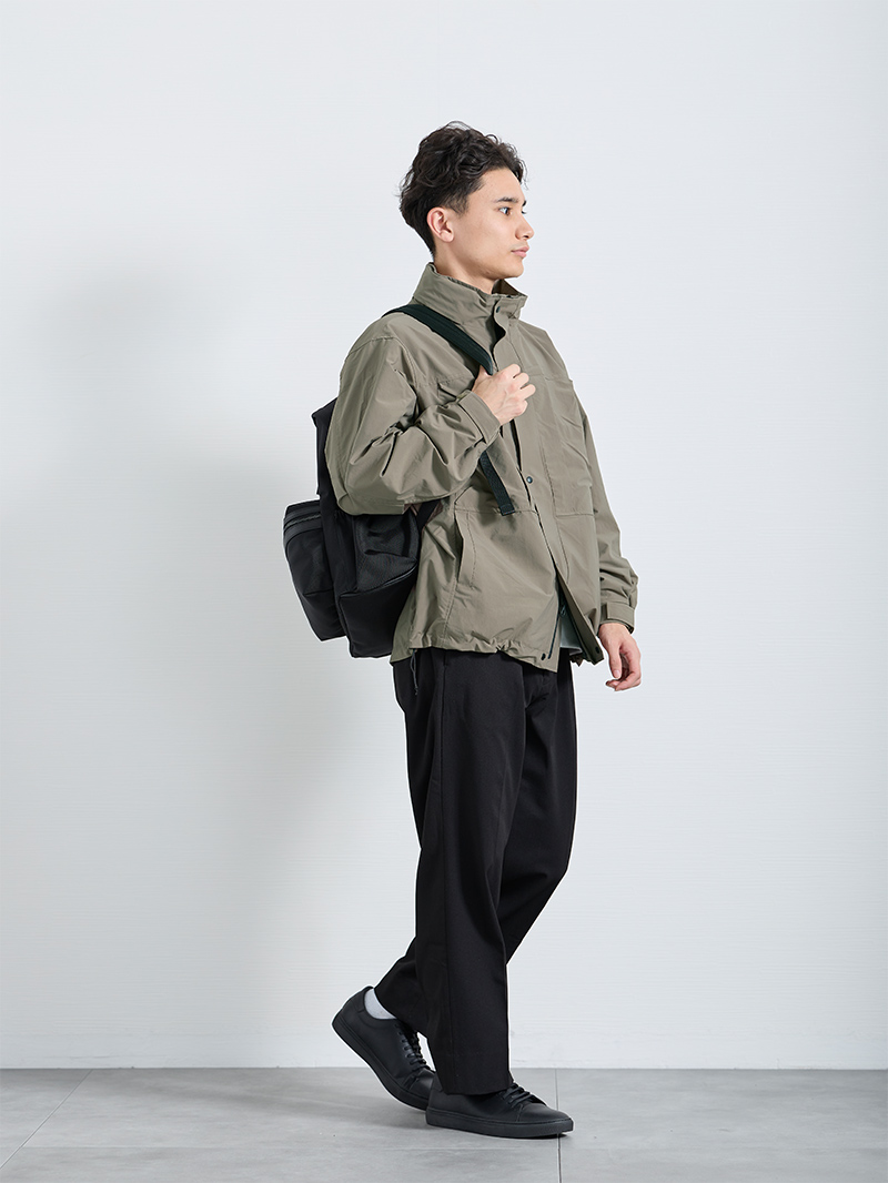 ワイルドタイプの都会的カジュアル