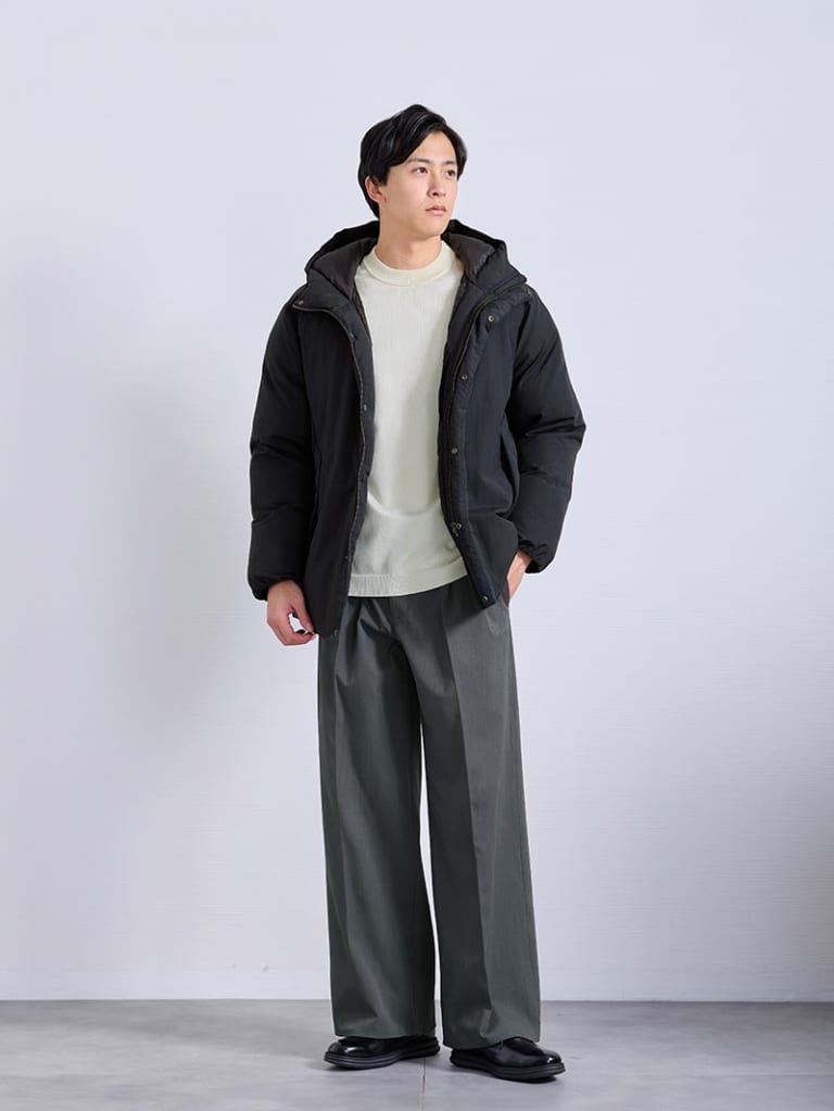 色を抑えて整う冬の装い