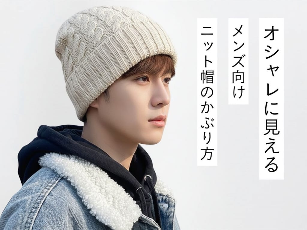 【メンズニット帽講座】オシャレに見えるカッコいいニット帽のかぶり方