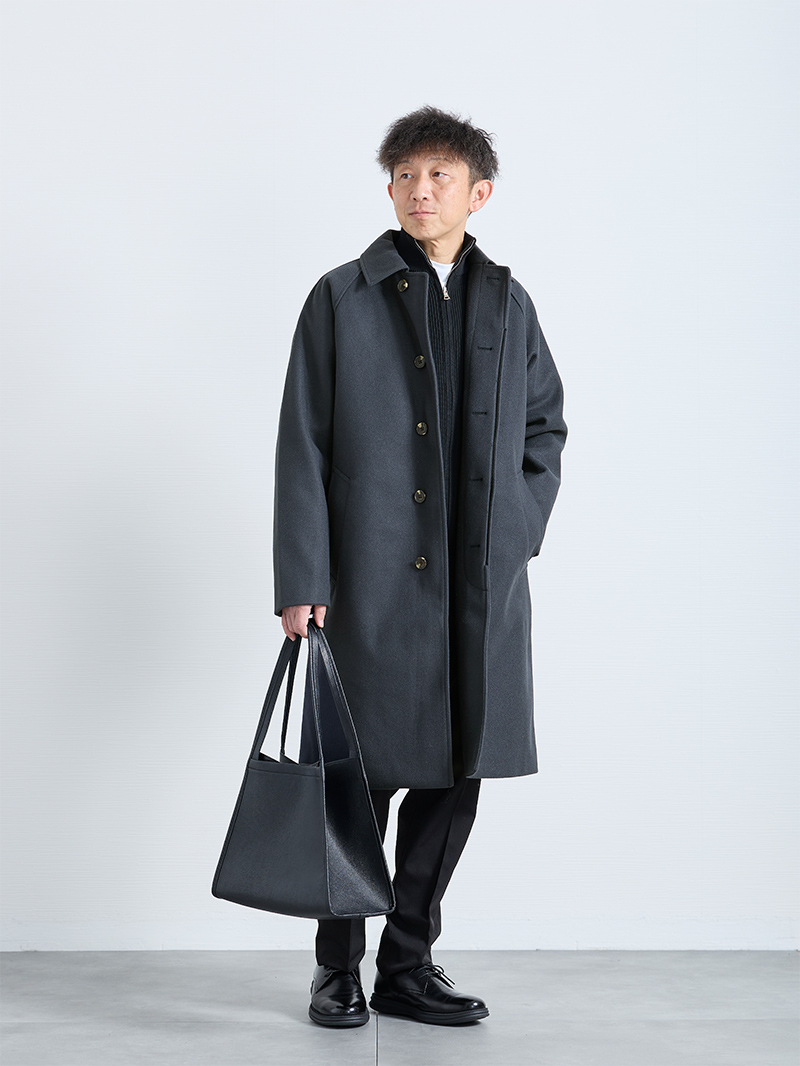 ゆったりアウターをすっきり着るコツ