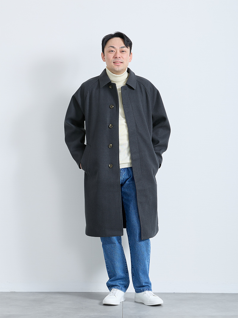 大人カジュアルにちょうどいいコートスタイル