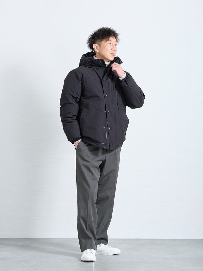 ダウンをスッキリ着るコツ