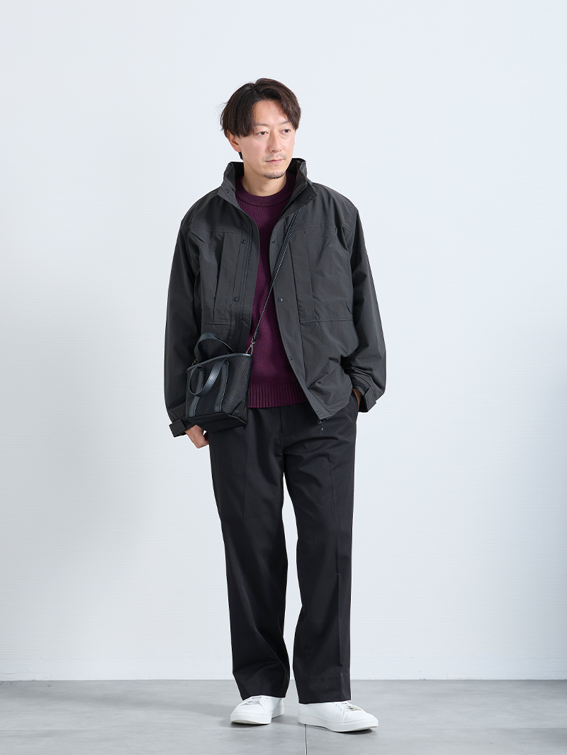 バーガンディでつくる大人の差し色