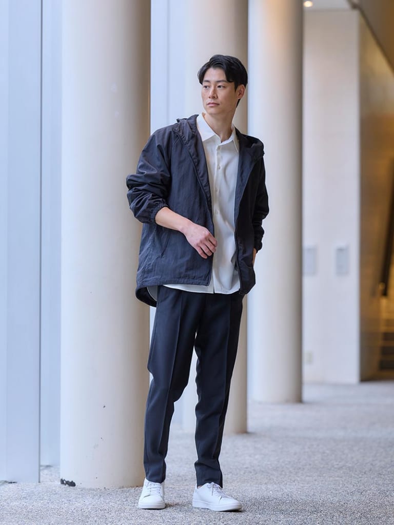 素材感のコンラストで上級者風に仕上げる