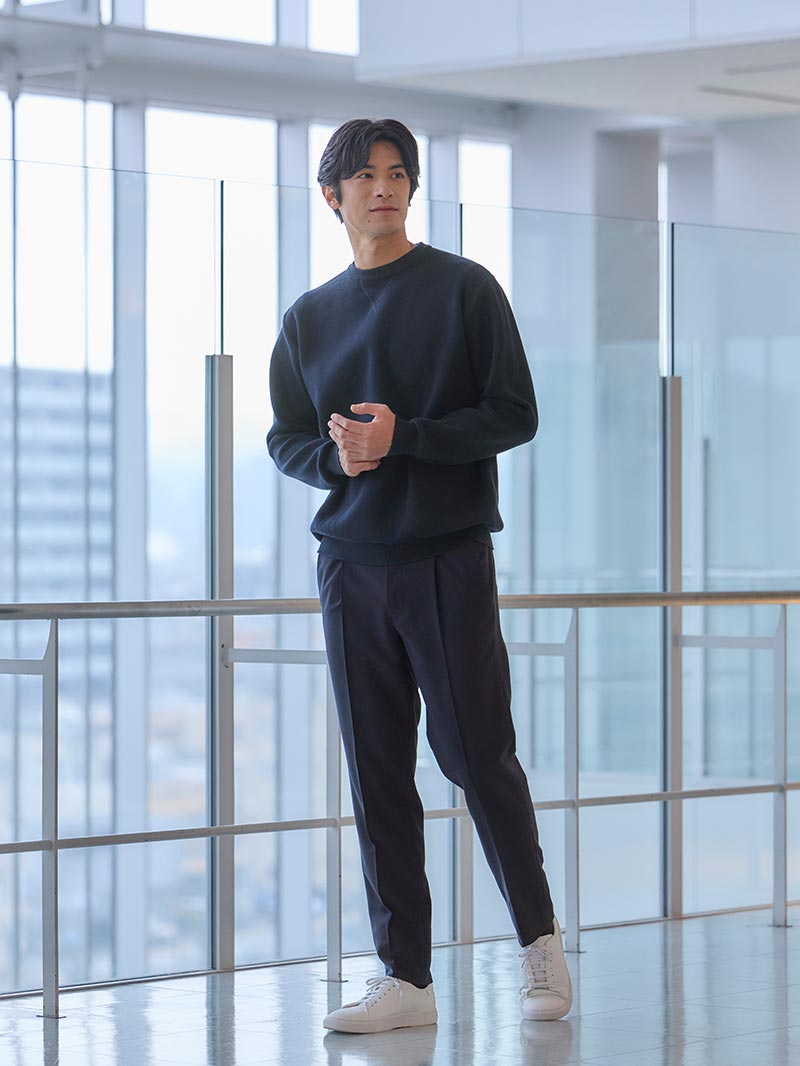 上級者のこなれネイビーが完成