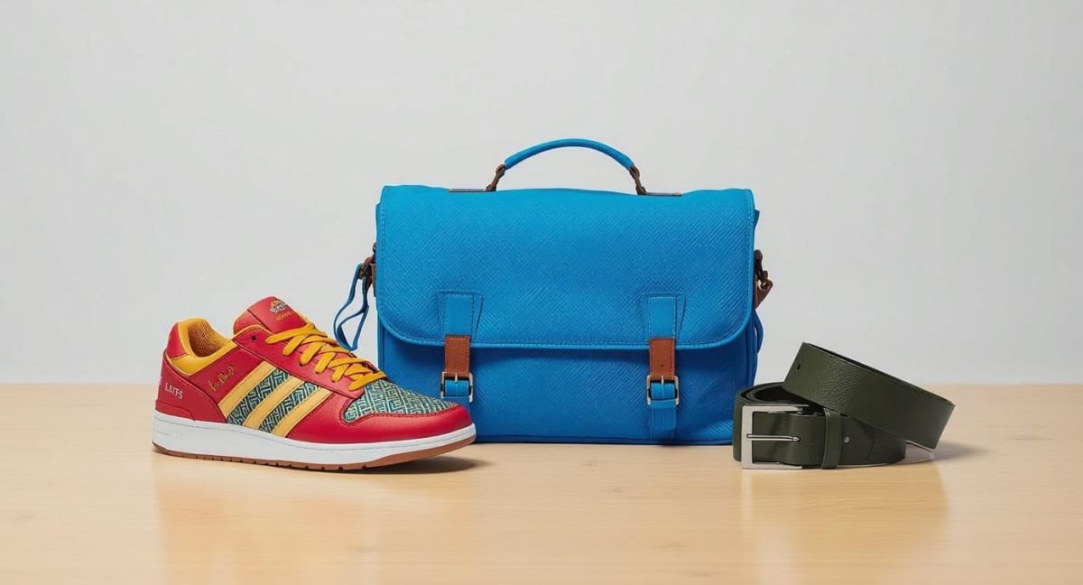 ベージュと合わない派手な靴・小物