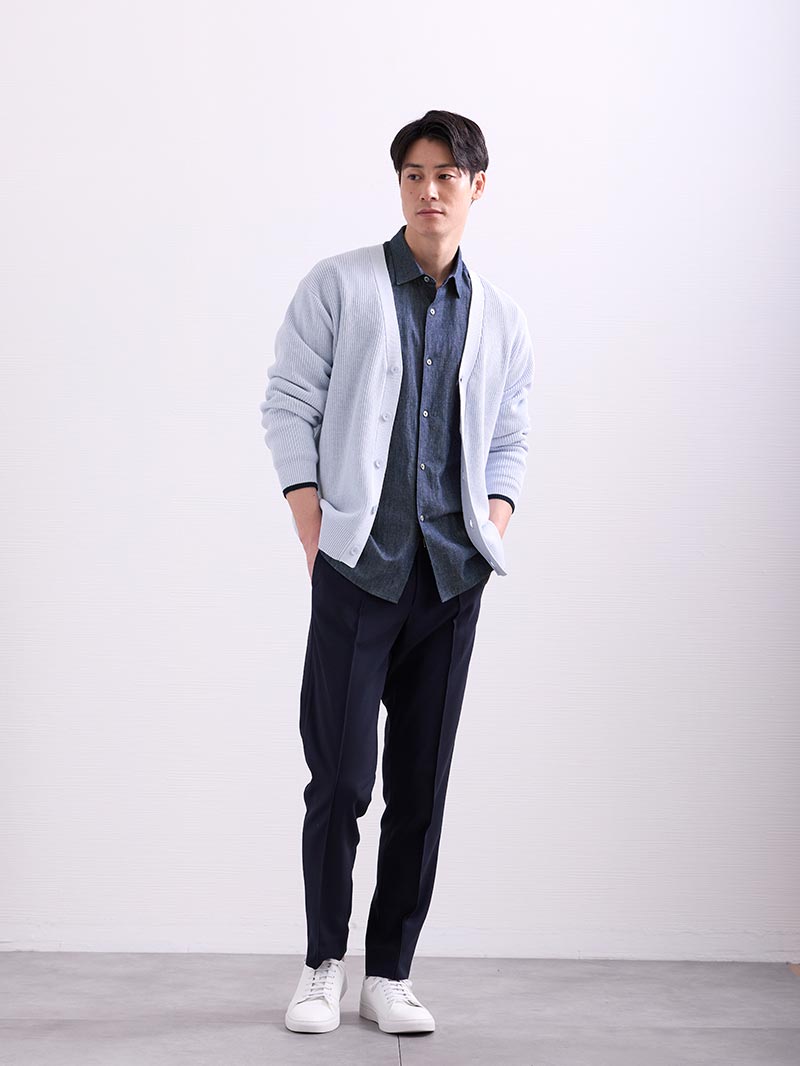 30代におすすめのメンズカーディガンコーデ