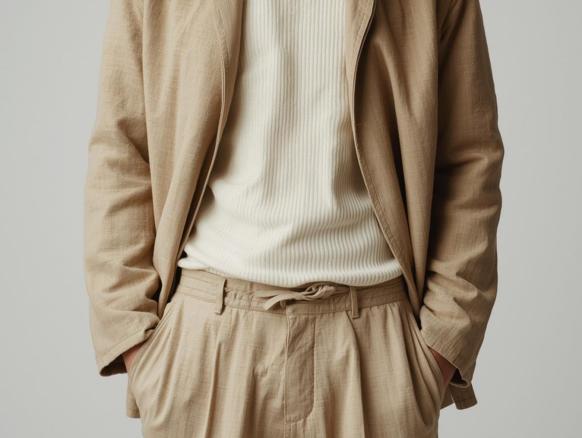 全身ベージュのNG例